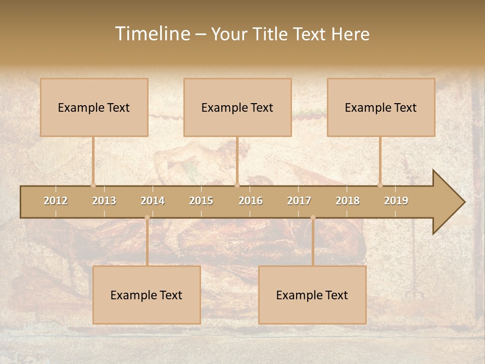 Building Vesuvius Stone PowerPoint Template