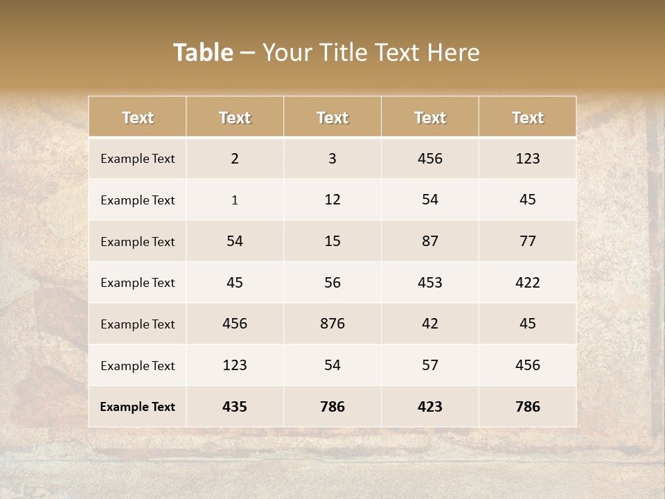 Building Vesuvius Stone PowerPoint Template