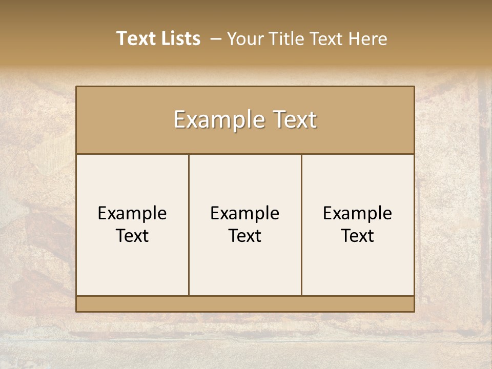Building Vesuvius Stone PowerPoint Template