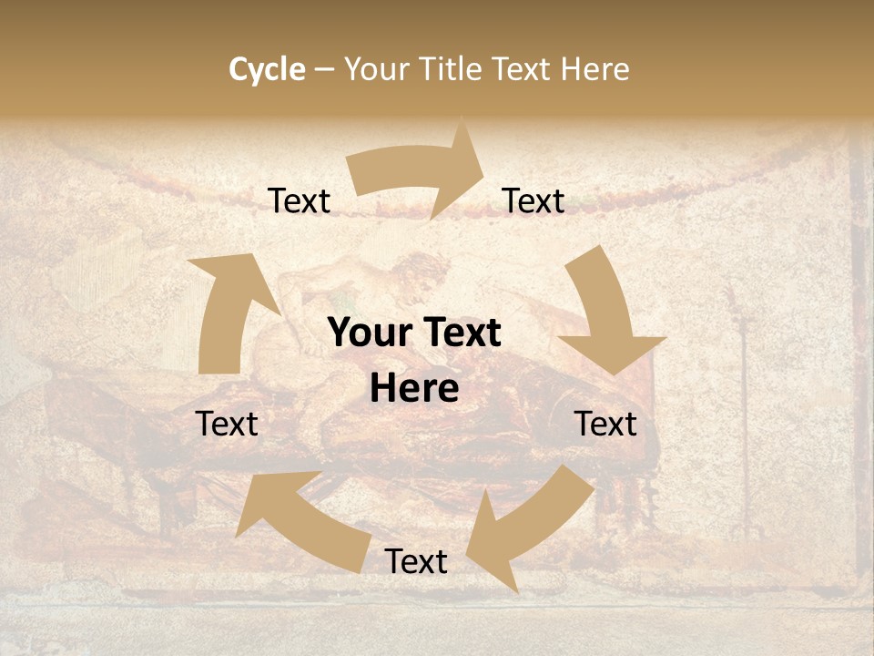 Building Vesuvius Stone PowerPoint Template