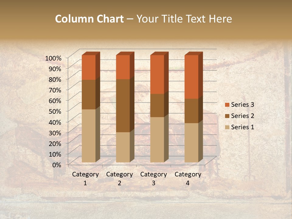 Building Vesuvius Stone PowerPoint Template