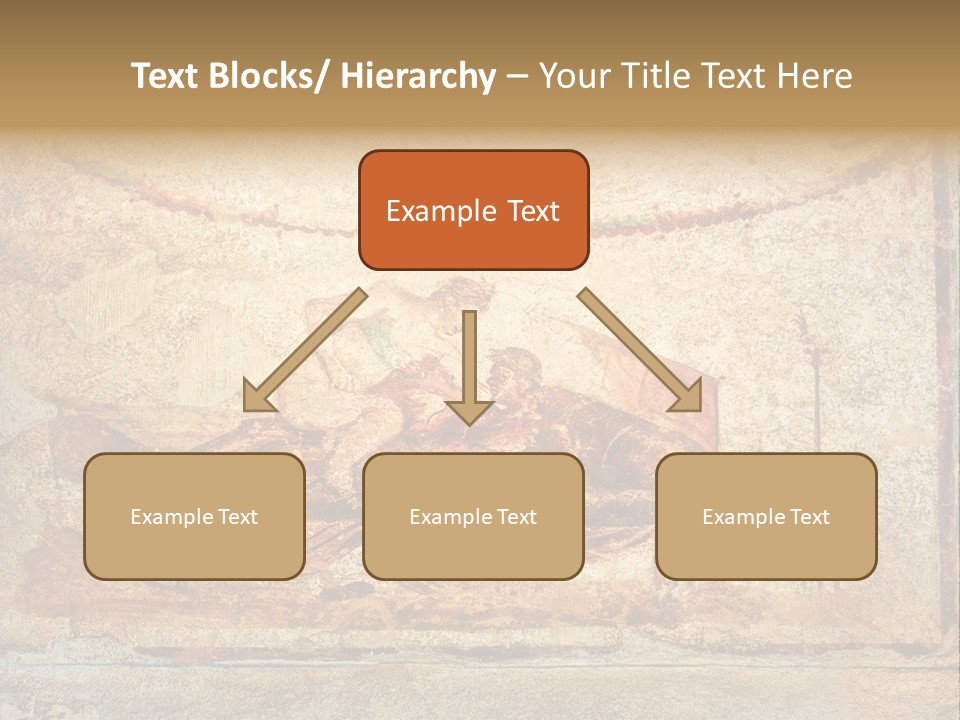 Building Vesuvius Stone PowerPoint Template