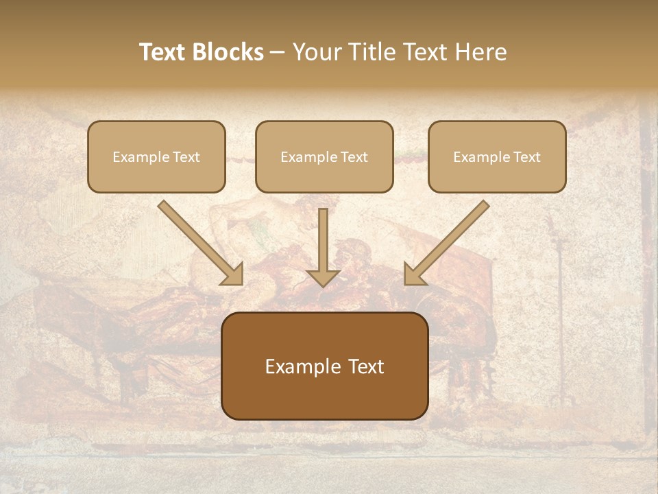 Building Vesuvius Stone PowerPoint Template