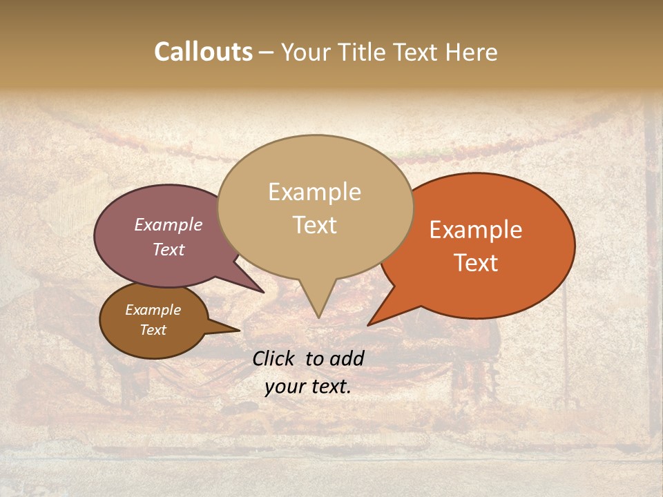 Building Vesuvius Stone PowerPoint Template