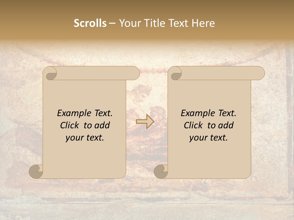 Building Vesuvius Stone PowerPoint Template