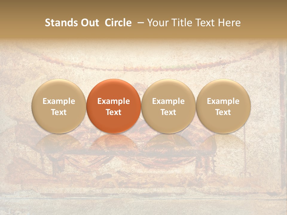 Building Vesuvius Stone PowerPoint Template