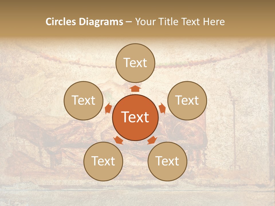 Building Vesuvius Stone PowerPoint Template