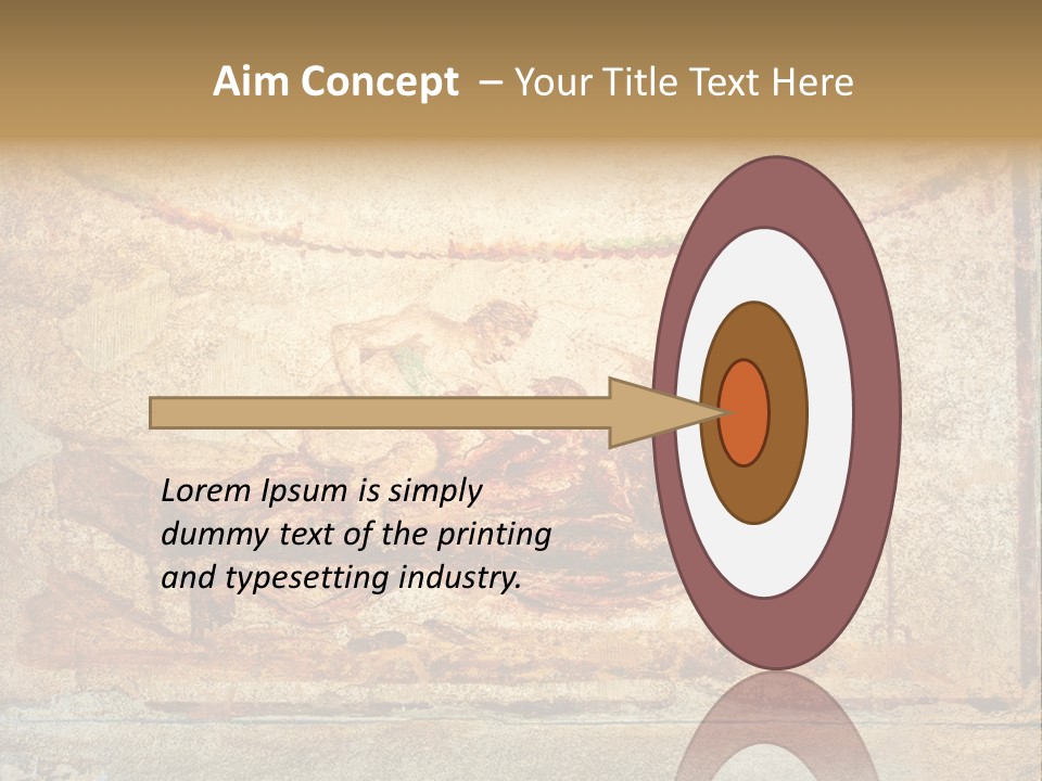Building Vesuvius Stone PowerPoint Template