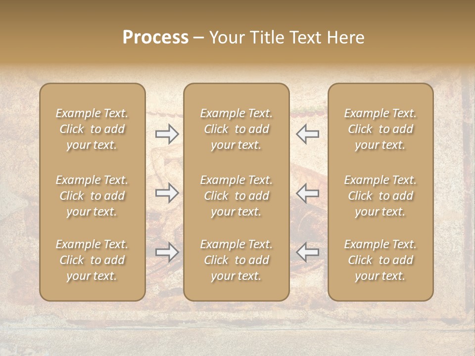 Building Vesuvius Stone PowerPoint Template