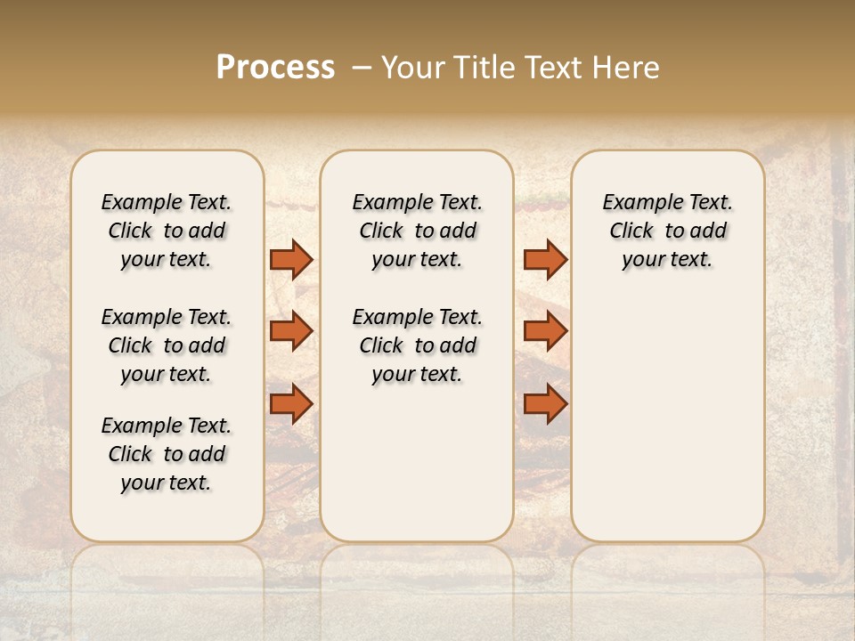 Building Vesuvius Stone PowerPoint Template