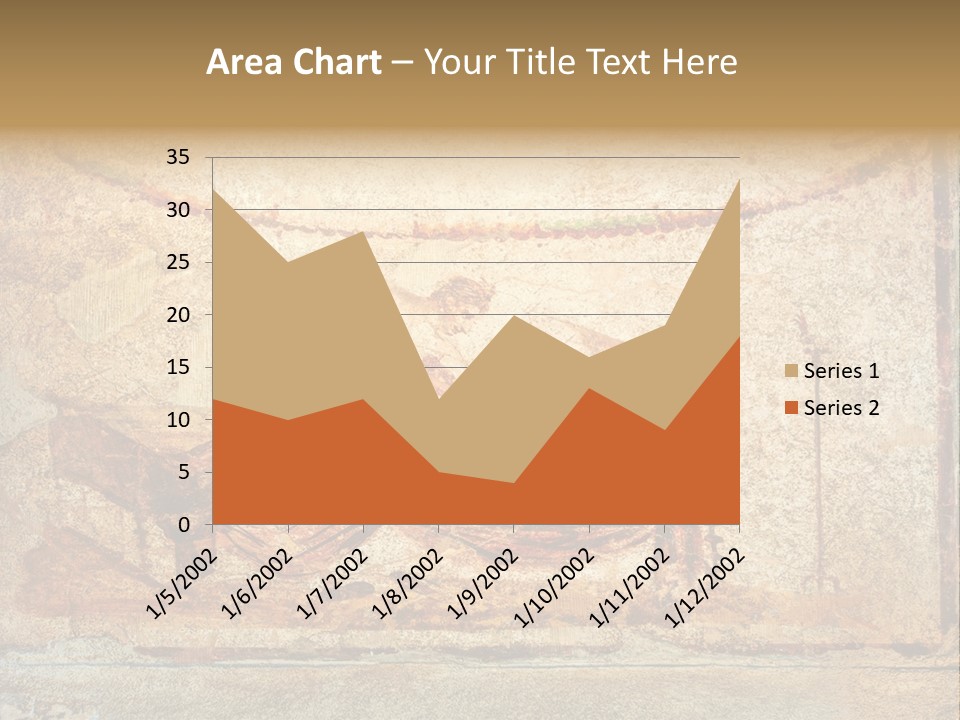 Building Vesuvius Stone PowerPoint Template