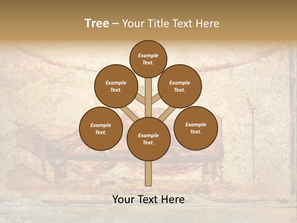 Building Vesuvius Stone PowerPoint Template