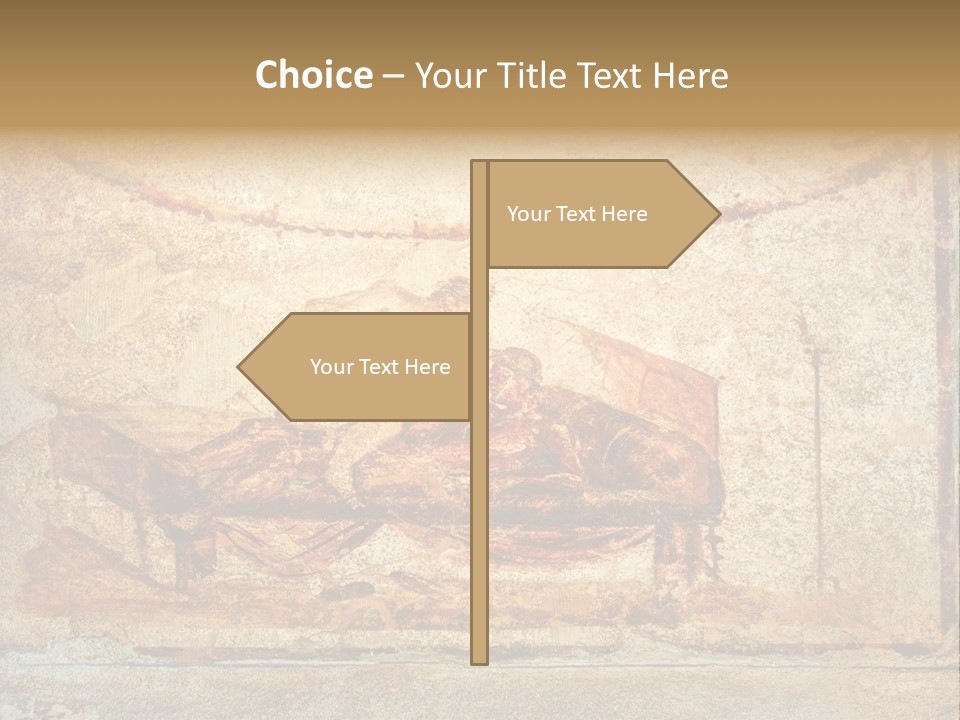 Building Vesuvius Stone PowerPoint Template