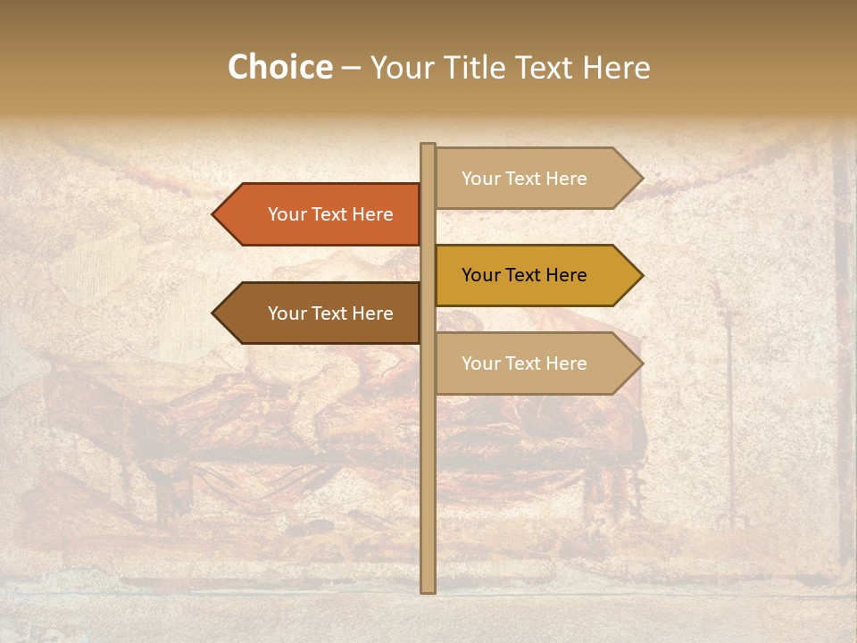 Building Vesuvius Stone PowerPoint Template