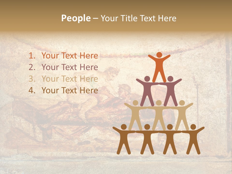 Building Vesuvius Stone PowerPoint Template