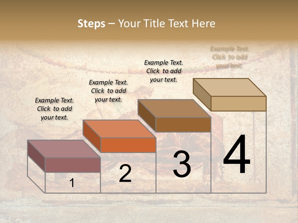 Building Vesuvius Stone PowerPoint Template
