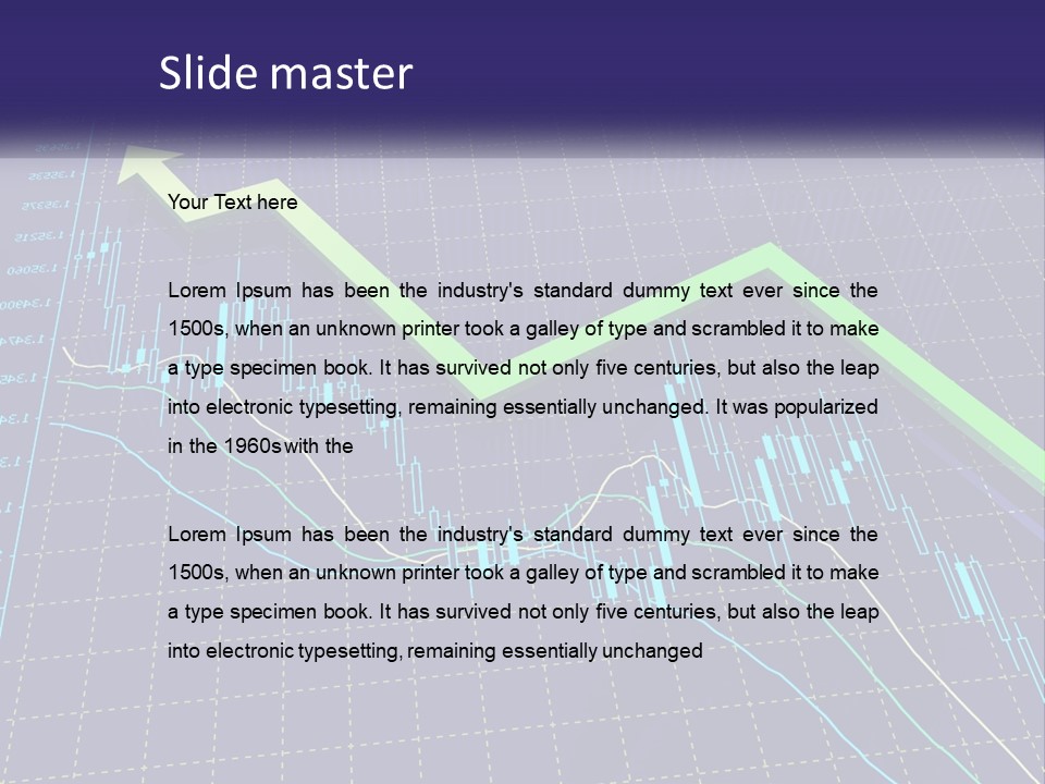 Chart Financial Digital PowerPoint Template