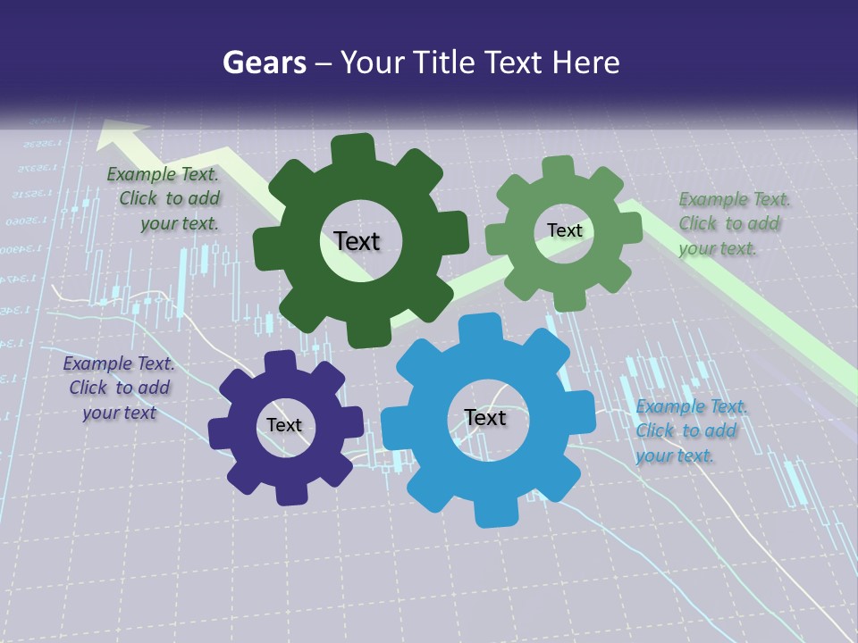 Chart Financial Digital PowerPoint Template