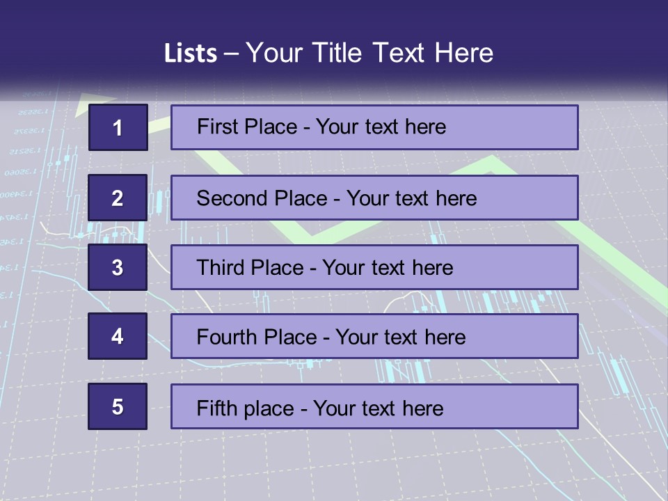Chart Financial Digital PowerPoint Template