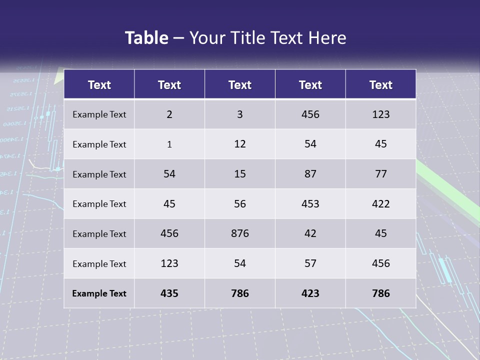 Chart Financial Digital PowerPoint Template