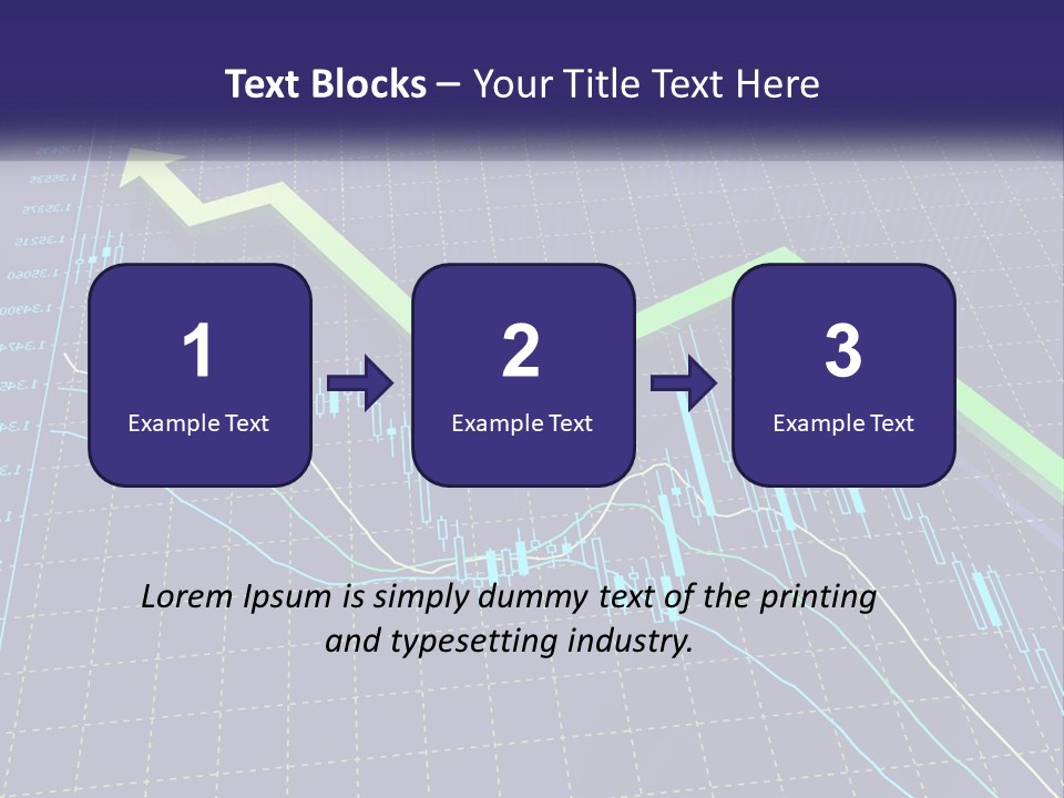 Chart Financial Digital PowerPoint Template