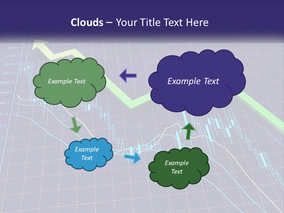 Chart Financial Digital PowerPoint Template