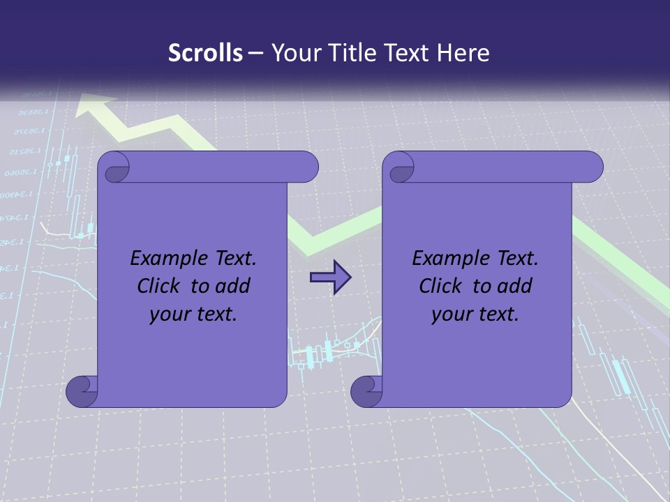 Chart Financial Digital PowerPoint Template