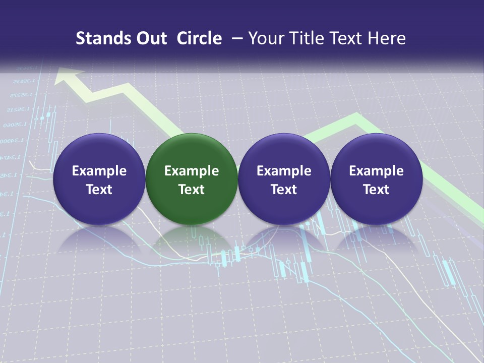 Chart Financial Digital PowerPoint Template