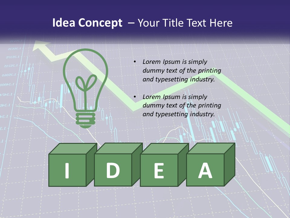 Chart Financial Digital PowerPoint Template