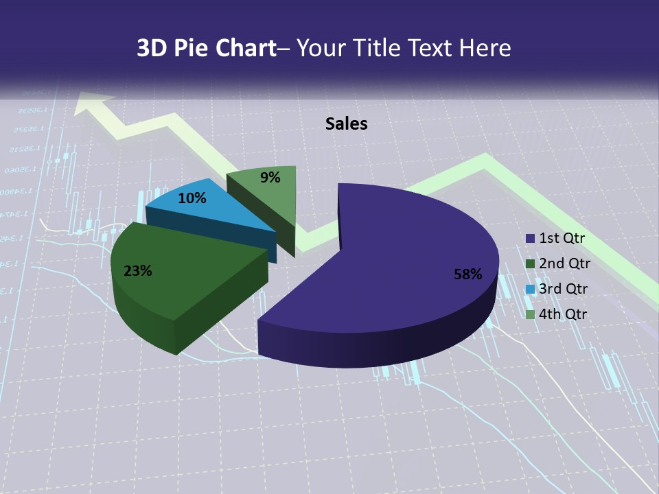 Chart Financial Digital PowerPoint Template