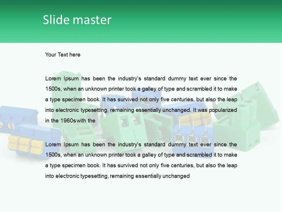Electrical Component Terminal PowerPoint Template