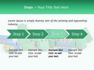 Electrical Component Terminal PowerPoint Template