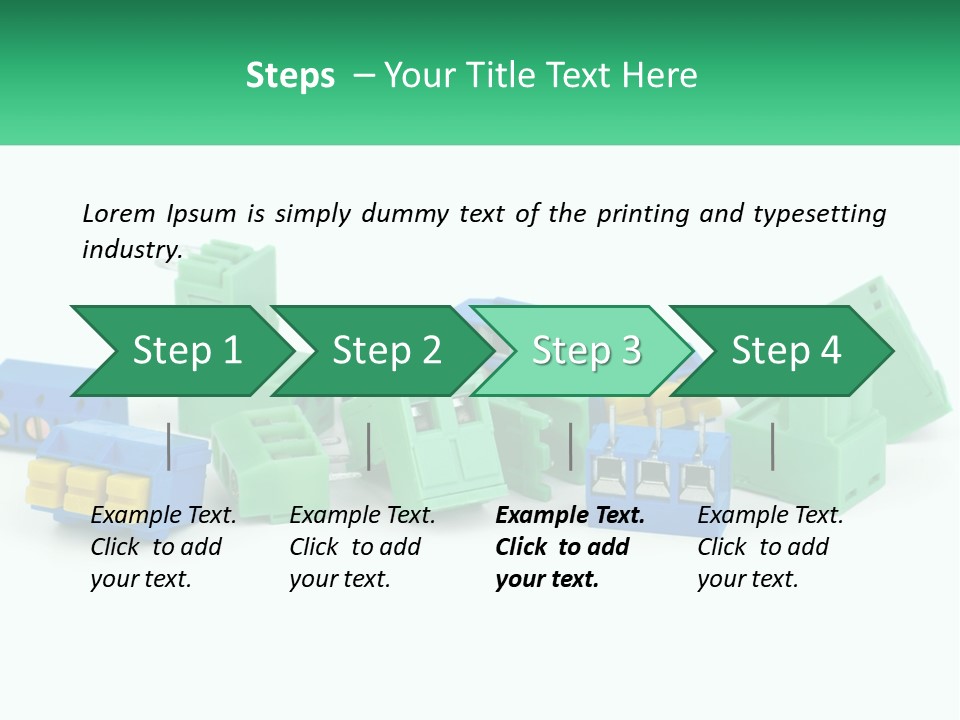 Electrical Component Terminal PowerPoint Template