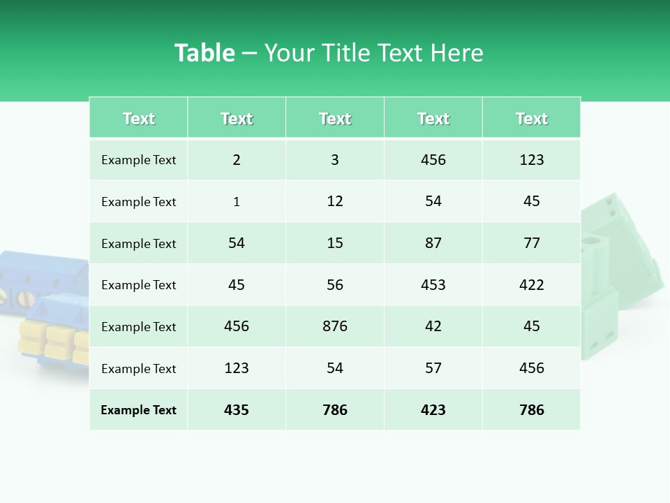 Electrical Component Terminal PowerPoint Template