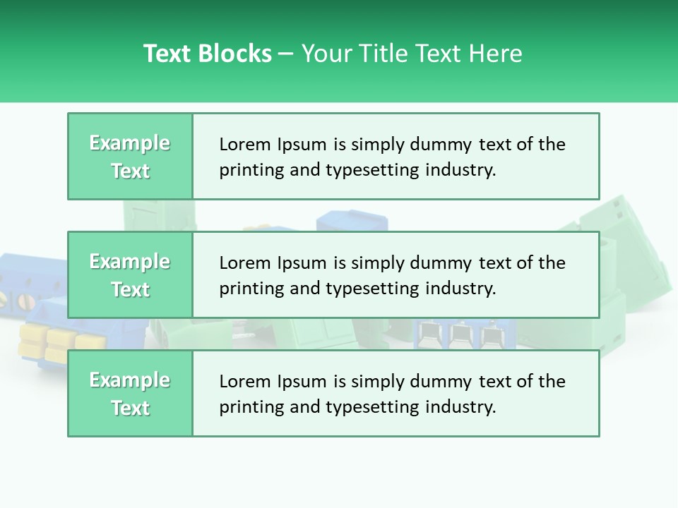 Electrical Component Terminal PowerPoint Template