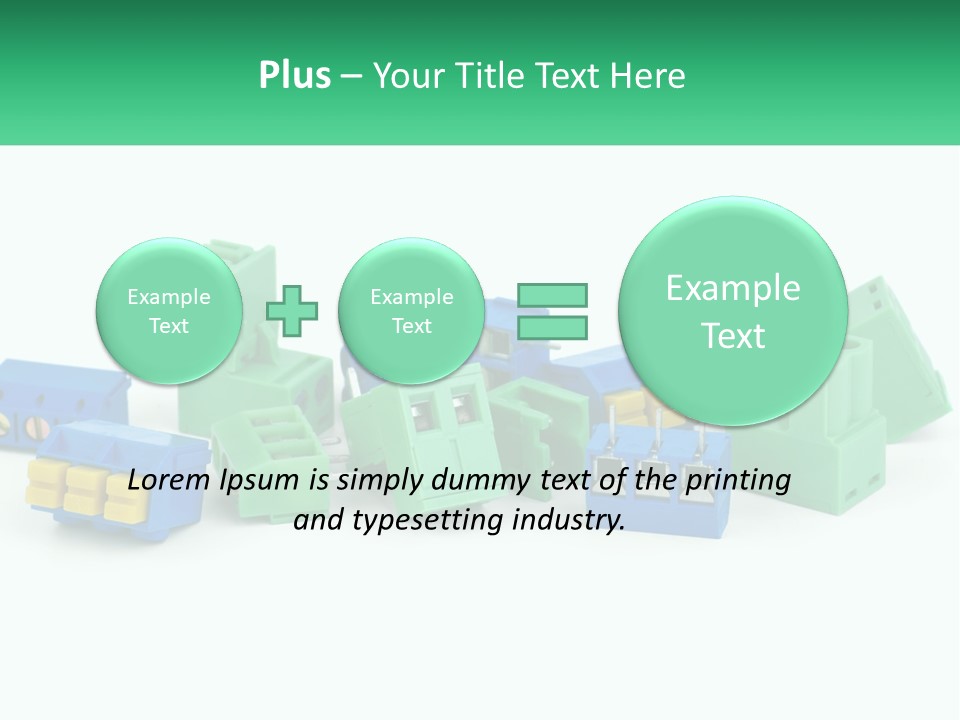 Electrical Component Terminal PowerPoint Template