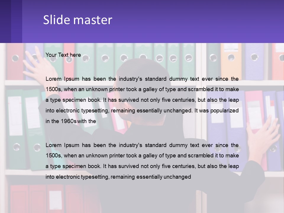 Holiday Beauty Stress PowerPoint Template