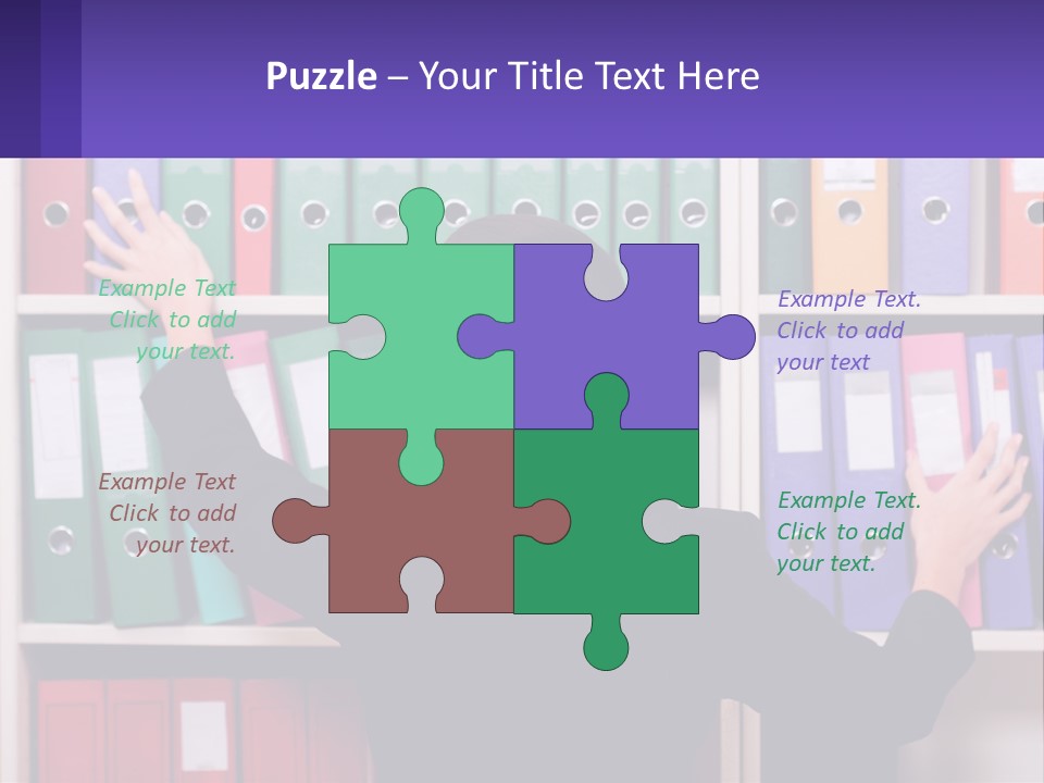 Holiday Beauty Stress PowerPoint Template