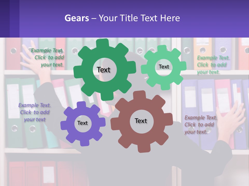 Holiday Beauty Stress PowerPoint Template