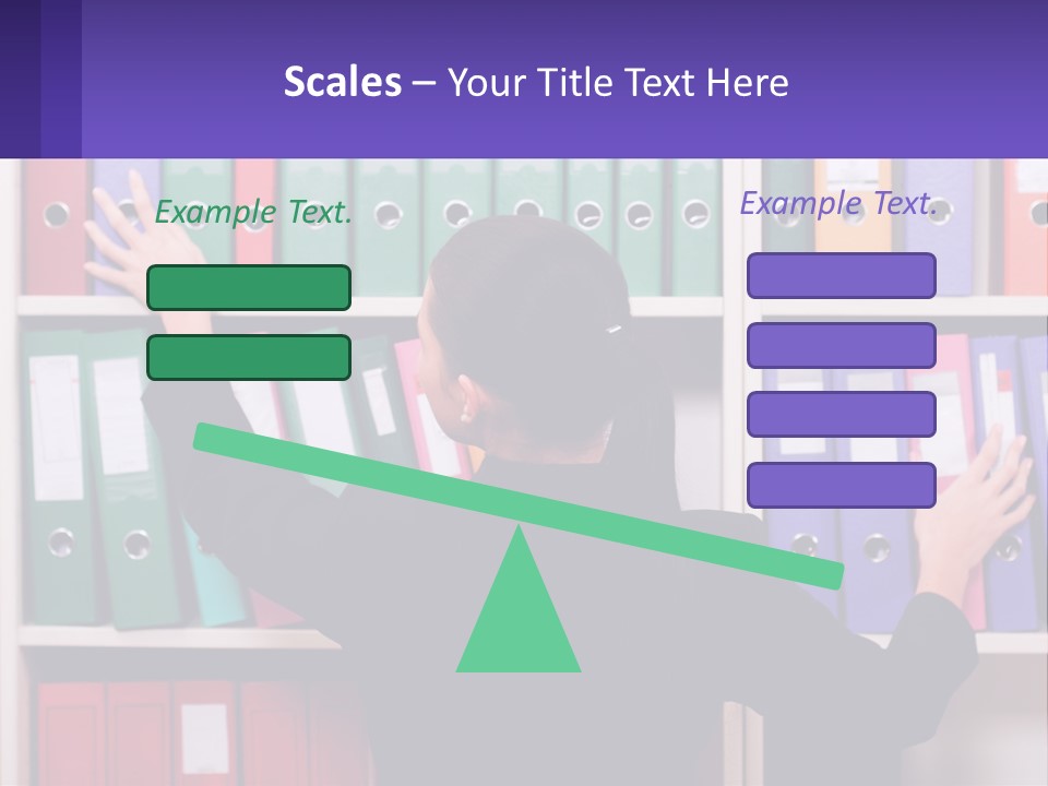 Holiday Beauty Stress PowerPoint Template