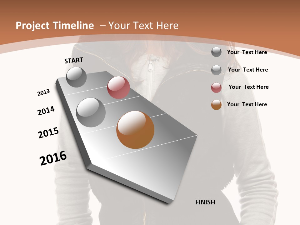 Skin Female Sleeves PowerPoint Template