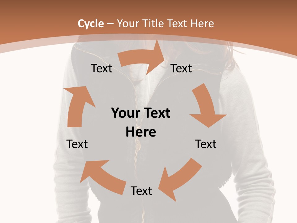 Skin Female Sleeves PowerPoint Template