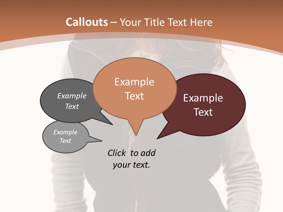 Skin Female Sleeves PowerPoint Template