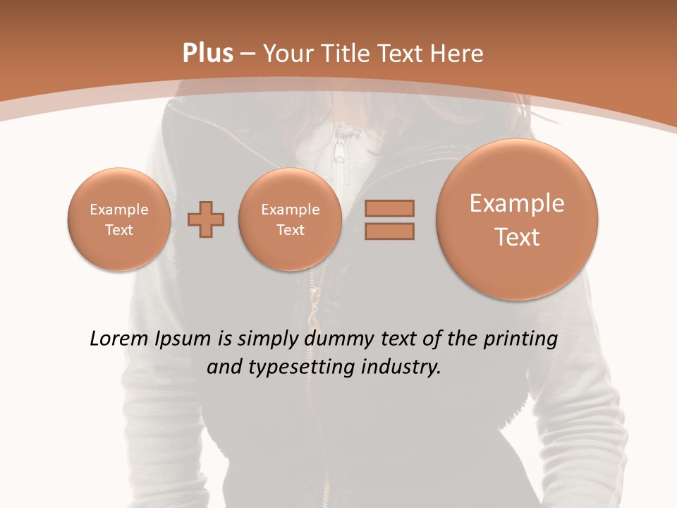 Skin Female Sleeves PowerPoint Template