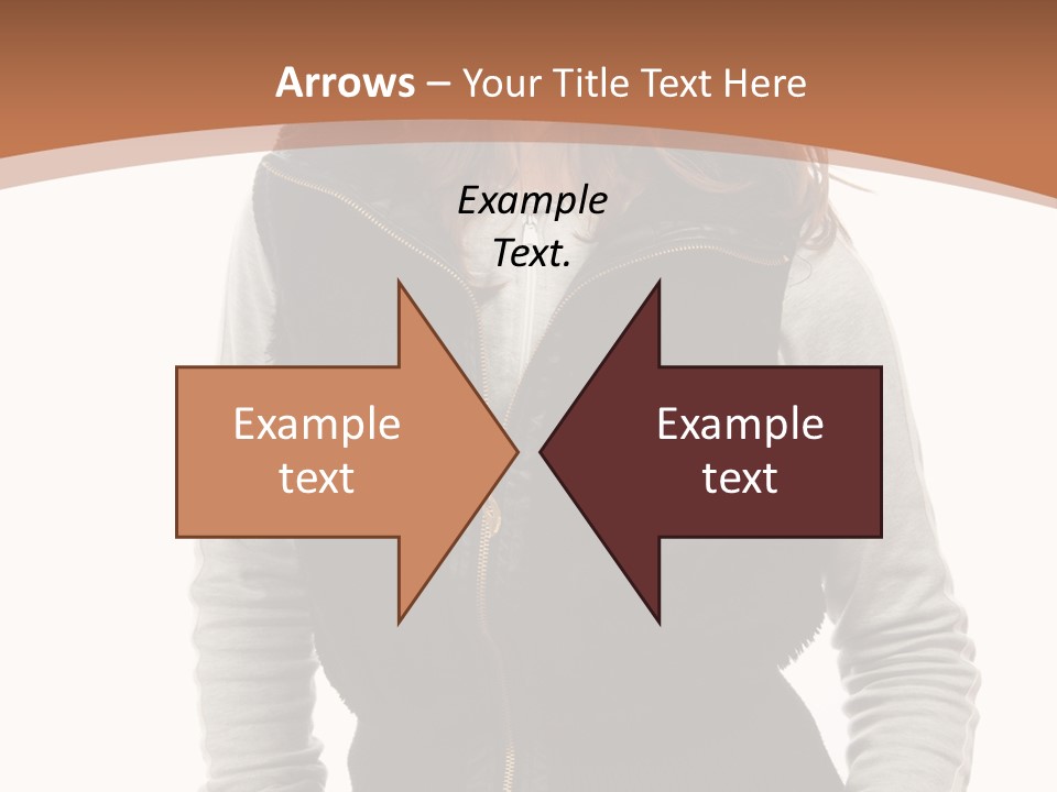 Skin Female Sleeves PowerPoint Template