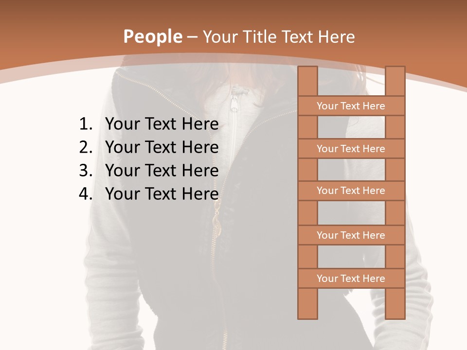 Skin Female Sleeves PowerPoint Template