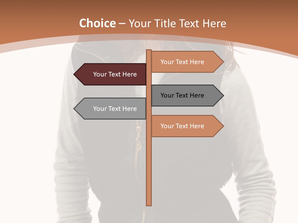 Skin Female Sleeves PowerPoint Template