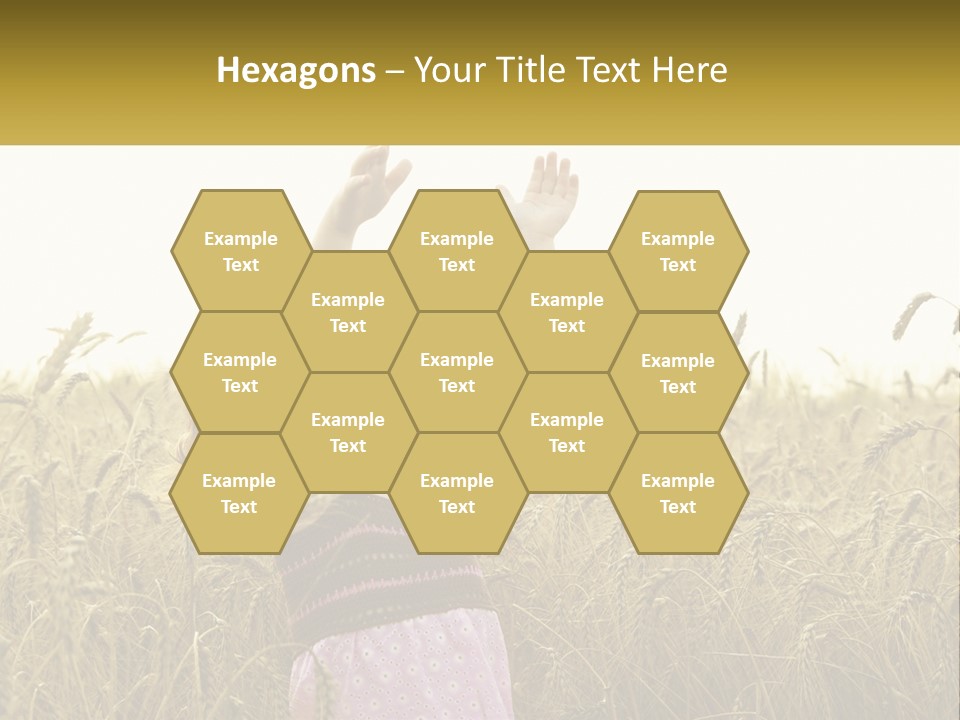 Yellow Female Happiness PowerPoint Template