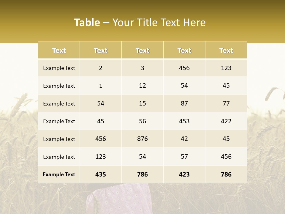 Yellow Female Happiness PowerPoint Template