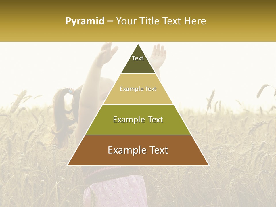 Yellow Female Happiness PowerPoint Template